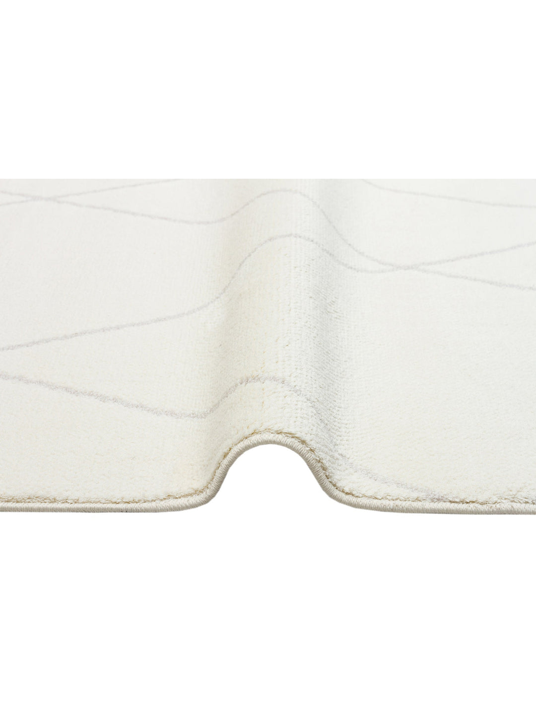 Lounge Serisi Etnik Desenlere Sahip Salon Oturma Odası Koridor Yumuşak Modern Halı 02 WHITE - Carpetdocia