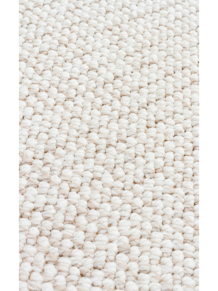Mali Yumuşak Tuşeli Örgü Dokuma Oturma Odası Koridor Antre Yatak Odası Modern Halı PLAIN BEIGE - Carpetdocia