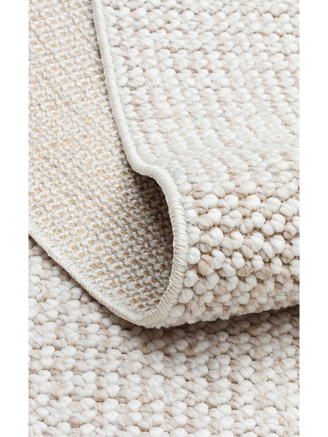 Mali Yumuşak Tuşeli Örgü Dokuma Oturma Odası Koridor Antre Yatak Odası Modern Halı PLAIN BEIGE - Carpetdocia