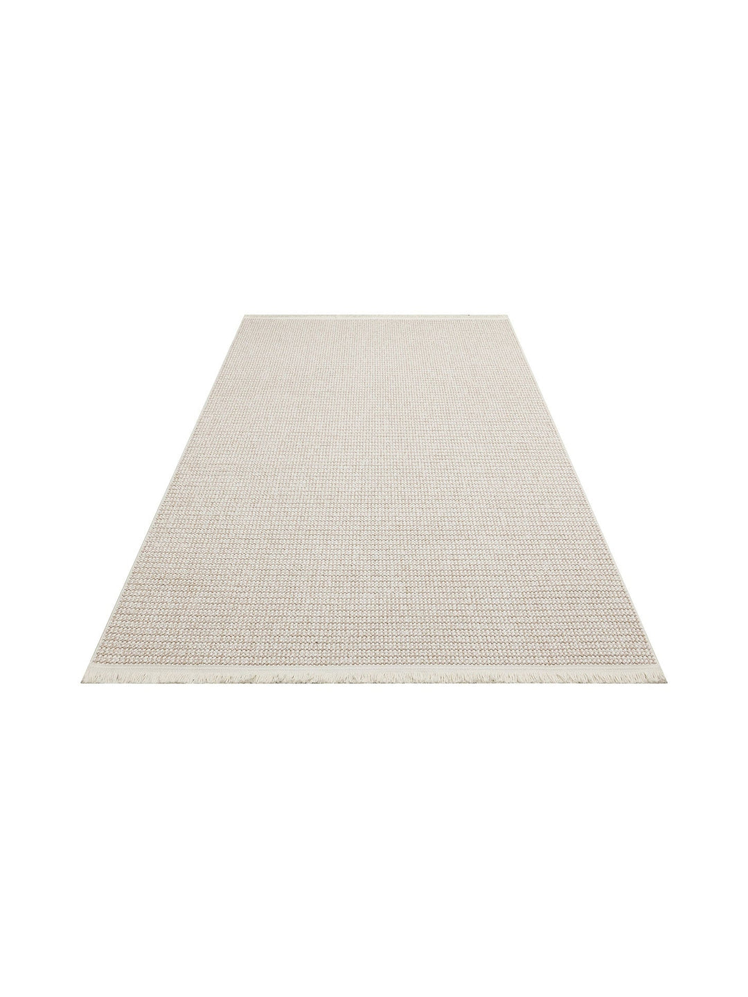 Mali Yumuşak Tuşeli Örgü Dokuma Oturma Odası Koridor Antre Yatak Odası Modern Halı PLAIN BEIGE - Carpetdocia