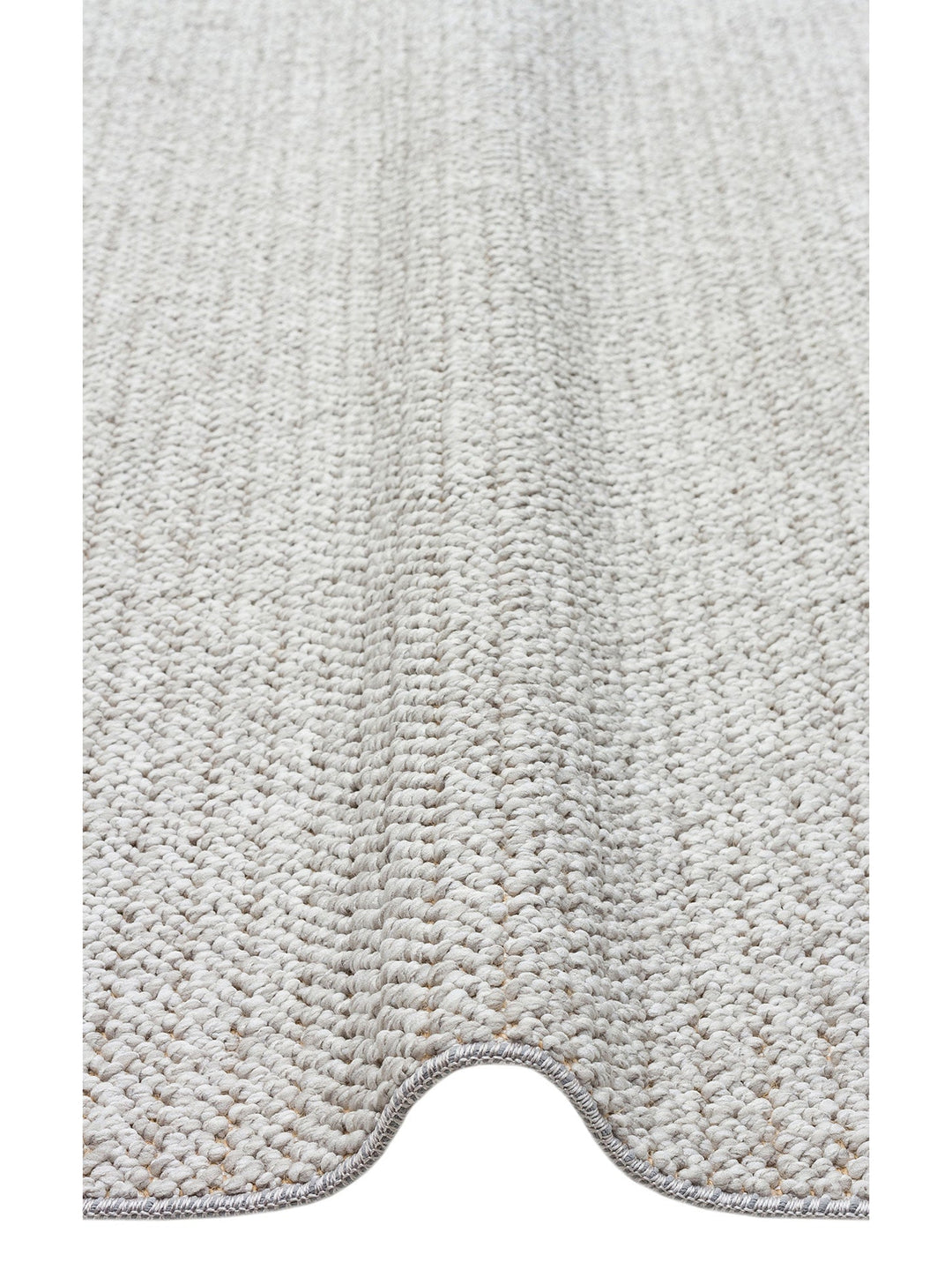 Mali Yumuşak Tuşeli Örgü Dokuma Oturma Odası Koridor Antre Yatak Odası Modern Halı PLAIN GREY - Carpetdocia