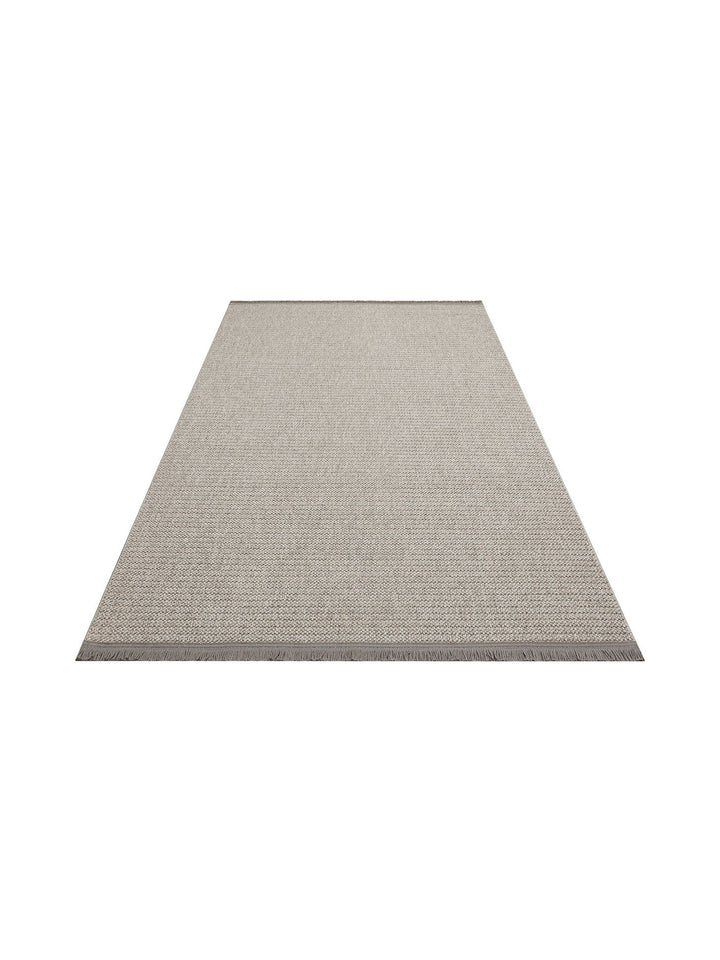 Mali Yumuşak Tuşeli Örgü Dokuma Oturma Odası Koridor Antre Yatak Odası Modern Halı PLAIN GREY - Carpetdocia