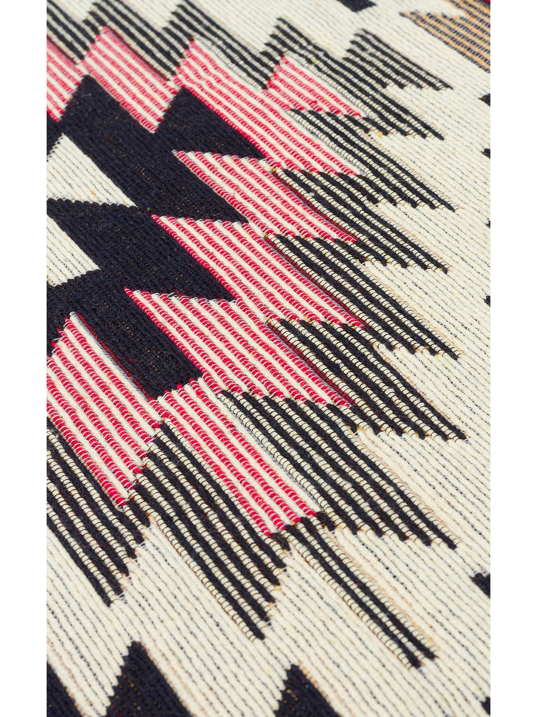 Maya %100 Naturel Pamuk Yıkanabilir Çift Taraflı Oturma Odası Mutfak Koridor Modern Kilim 33 RED - Carpetdocia