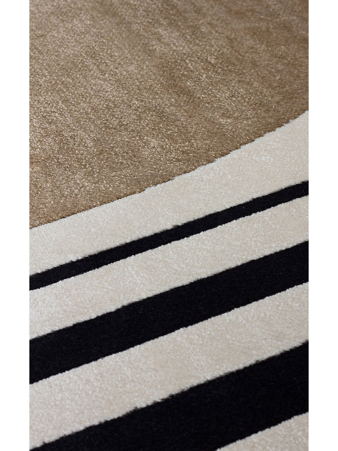 Monza Geometrik Desenli Yüksek Kalite Sık Dokuma Parlak Modern Salon Halısı 05 CREAM GOLD - Carpetdocia