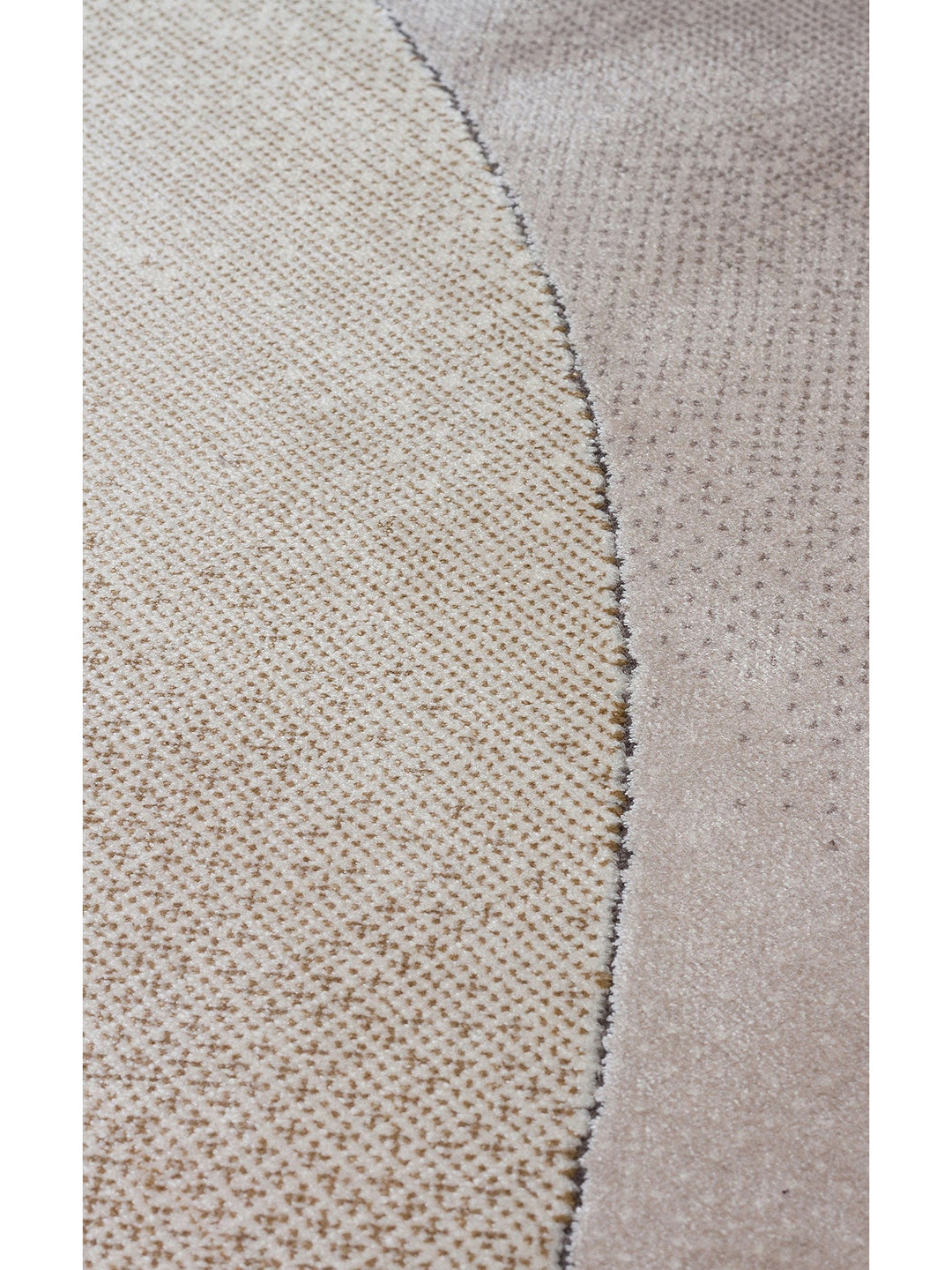 Monza Geometrik Desenli Yüksek Kalite Sık Dokuma Parlak Modern Salon Halısı 06 CREAM GOLD - Carpetdocia