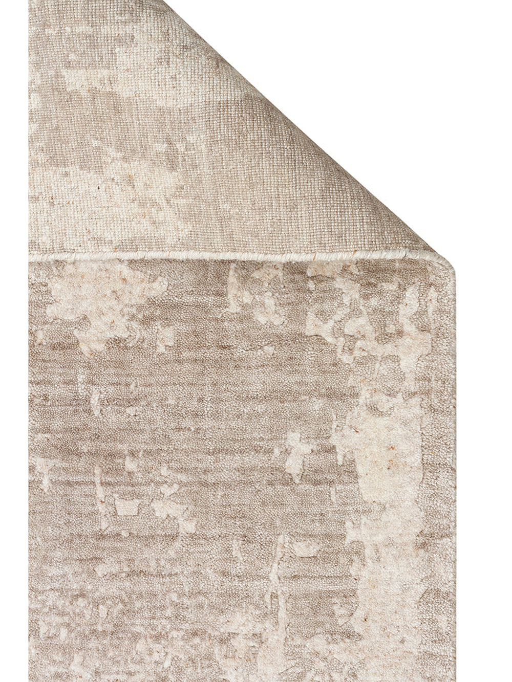 Palette Serisi %100 Naturel Yün Viskon Pamuk El Dokuma İskandinav Salon Oturma Odası Halı NATBEG - Carpetdocia