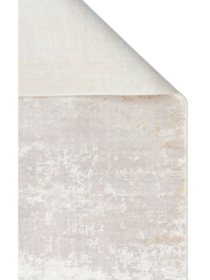 Paris Parlak İpeksi Görünümlü Salon Oturma Odası Koridor Antre Modern Halı 01 BEIGE NW - Carpetdocia