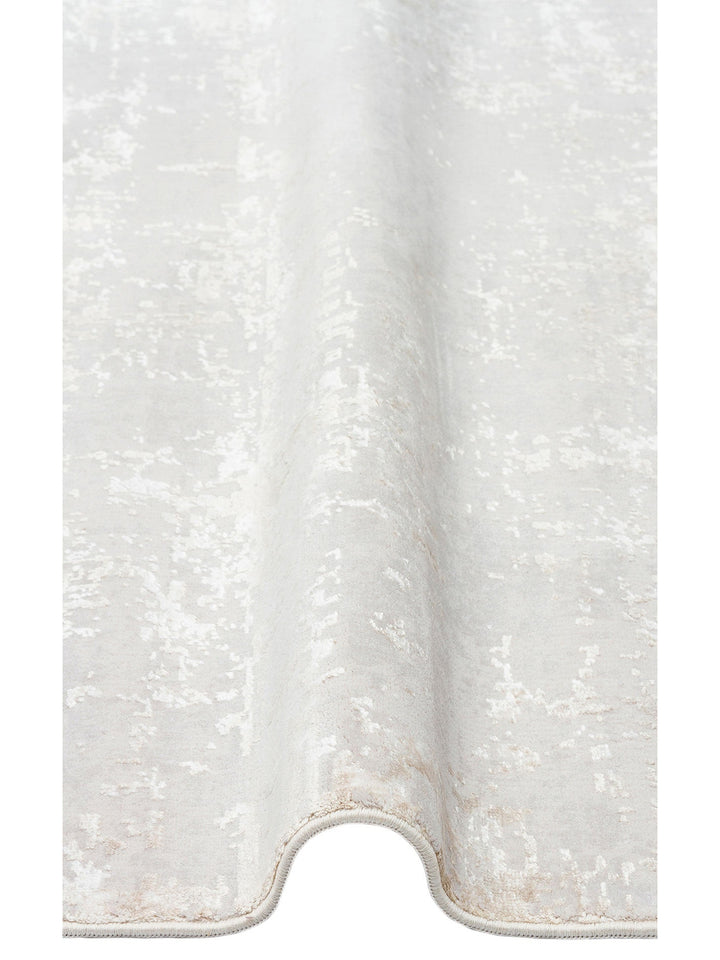 Paris Parlak İpeksi Görünümlü Salon Oturma Odası Koridor Antre Modern Halı 01 BEIGE NW - Carpetdocia