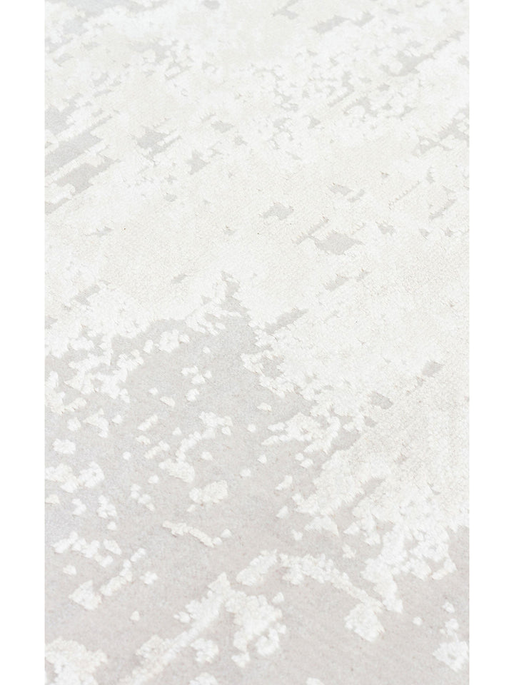 Paris Parlak İpeksi Görünümlü Salon Oturma Odası Koridor Antre Modern Halı 01 BEIGE NW - Carpetdocia