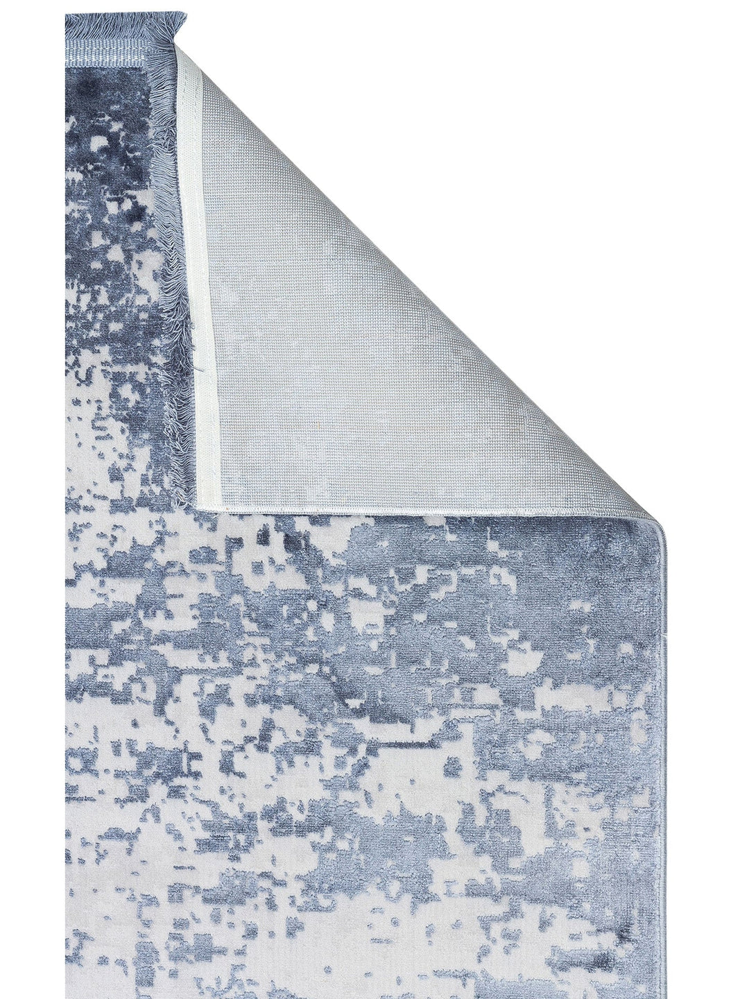 Paris Parlak İpeksi Görünümlü Salon Oturma Odası Koridor Antre Modern Halı 01 DENIM NW - Carpetdocia