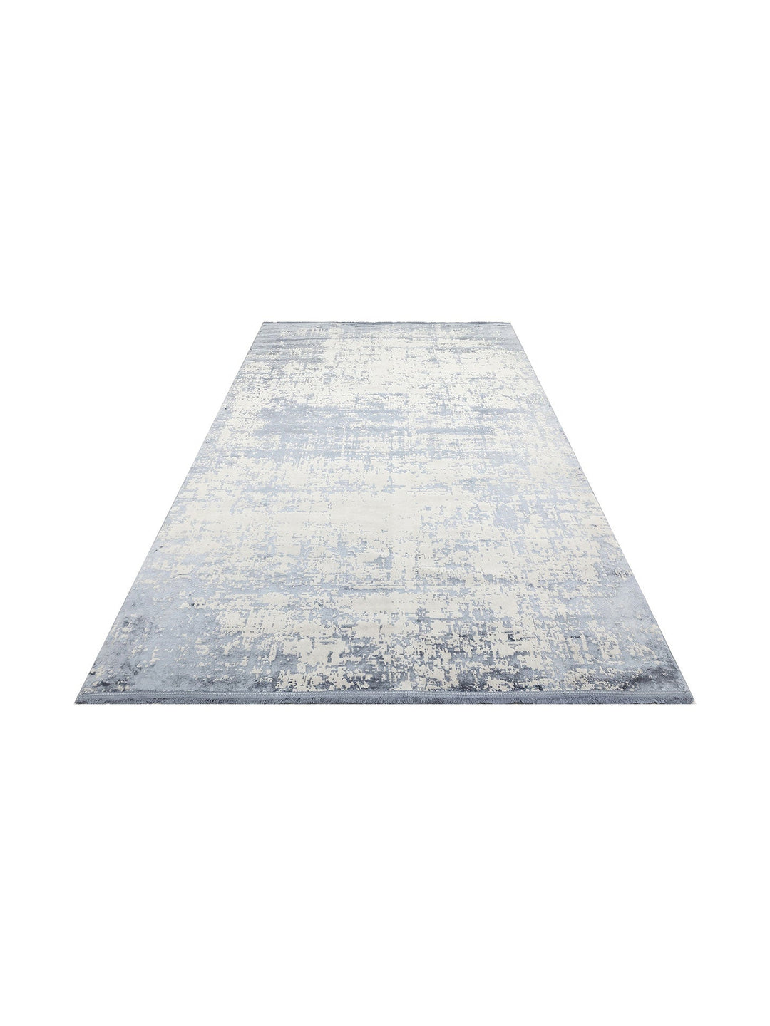 Paris Parlak İpeksi Görünümlü Salon Oturma Odası Koridor Antre Modern Halı 01 DENIM NW - Carpetdocia