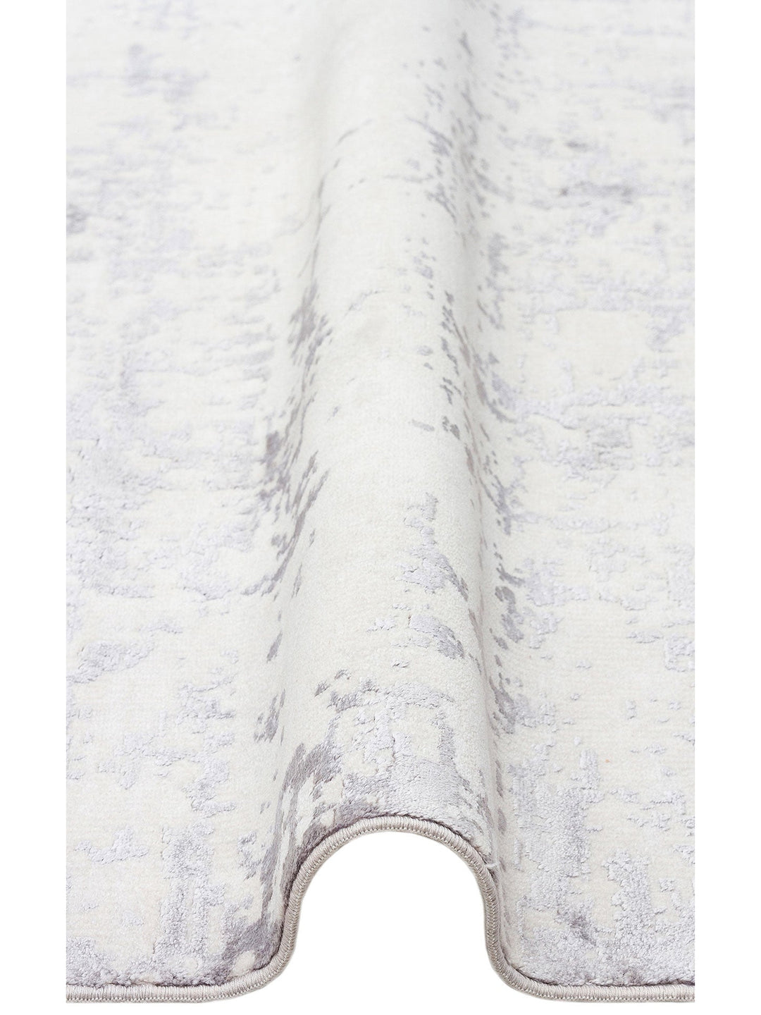 Paris Parlak İpeksi Görünümlü Salon Oturma Odası Koridor Antre Modern Halı 01 GREY NW - Carpetdocia