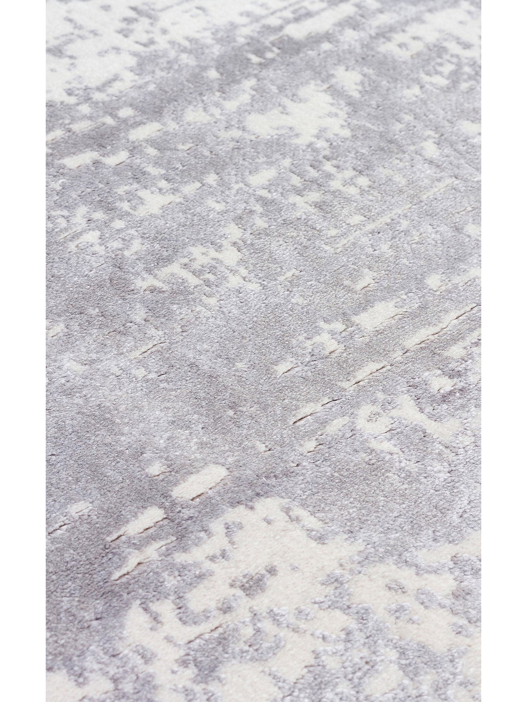 Paris Parlak İpeksi Görünümlü Salon Oturma Odası Koridor Antre Modern Halı 01 GREY NW - Carpetdocia