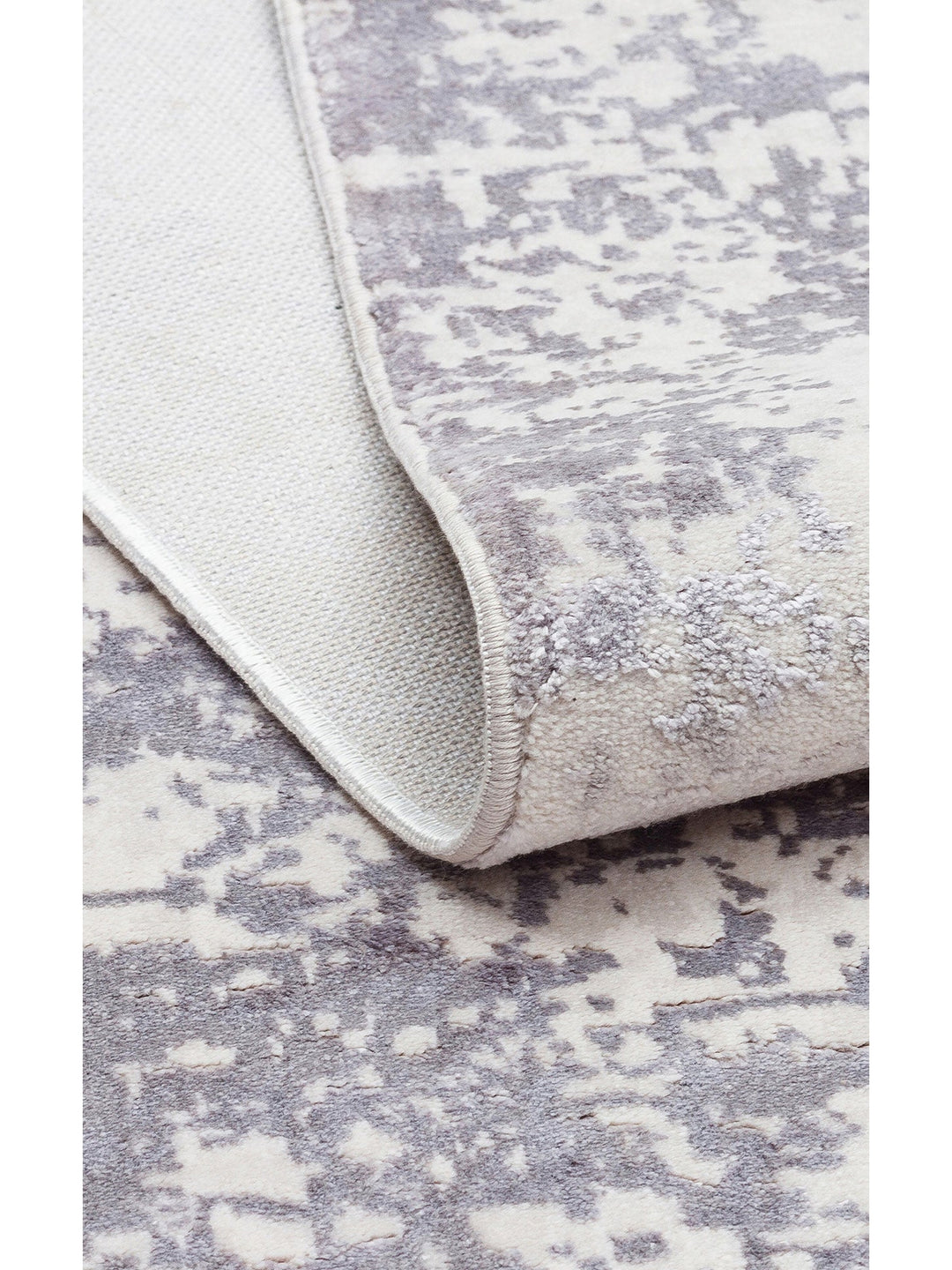 Paris Parlak İpeksi Görünümlü Salon Oturma Odası Koridor Antre Modern Halı 01 GREY NW - Carpetdocia