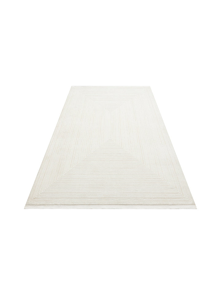 Pasific Serisi Eskitme Desenli Salon Oturma Odası Koridor Antre Modern Halı 22 CREAM GREY XW - Carpetdocia