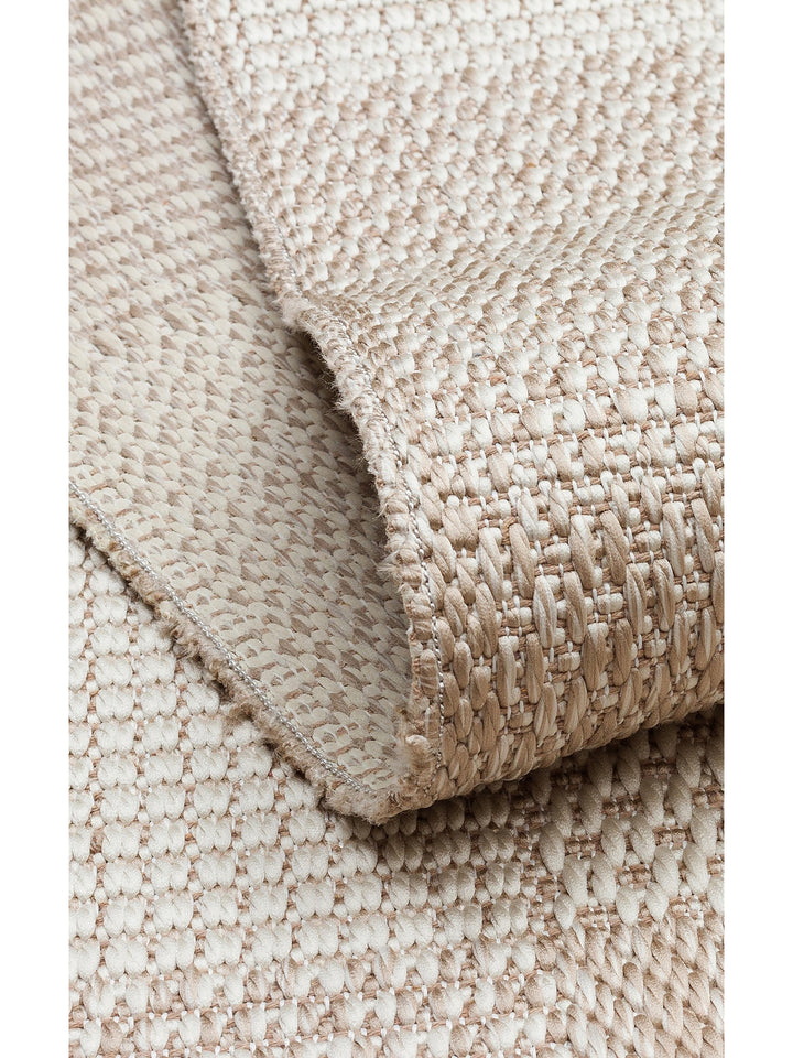 Resort Pamuklu Kaymaz Tabanlı Oturma Odası Koridor Antre Mutfak Şık Kilim 01 BEIGE - Carpetdocia