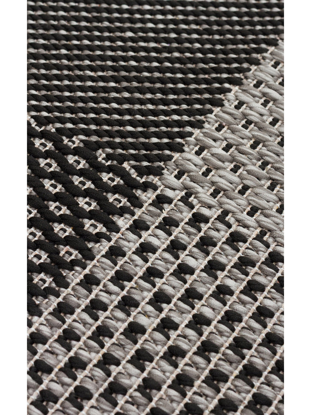Resort Pamuklu Kaymaz Tabanlı Oturma Odası Koridor Antre Mutfak Şık Kilim 01 DARK GREY - Carpetdocia