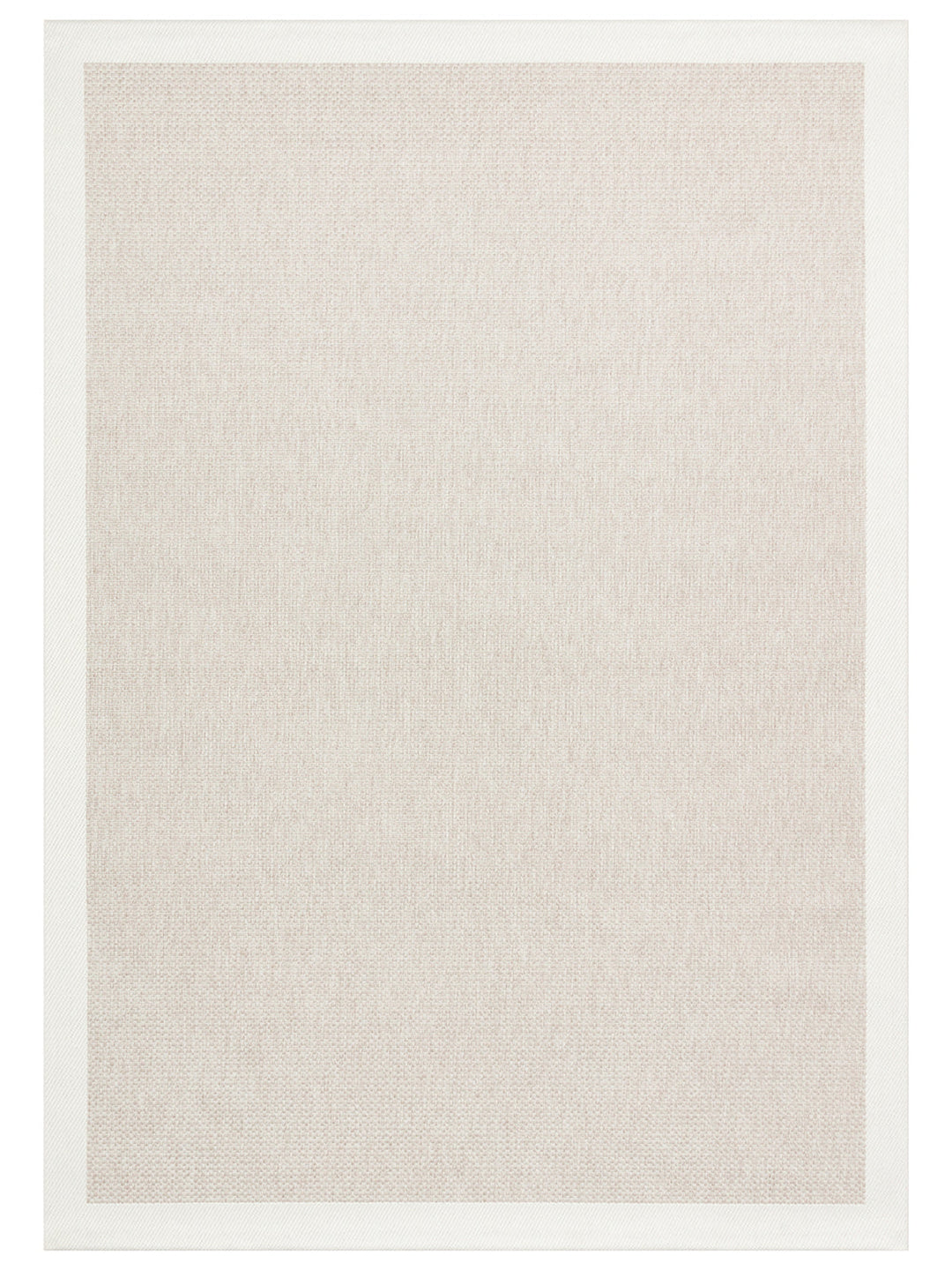 Resort Serisi Bordürlü Hav Toz Vermez Kaymaz Tabanlı Şık Kilim 05 BEIGE CREAM