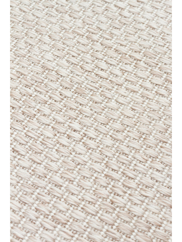 Resort Serisi Bordürlü Hav Toz Vermez Kaymaz Tabanlı Şık Kilim 05 BEIGE CREAM