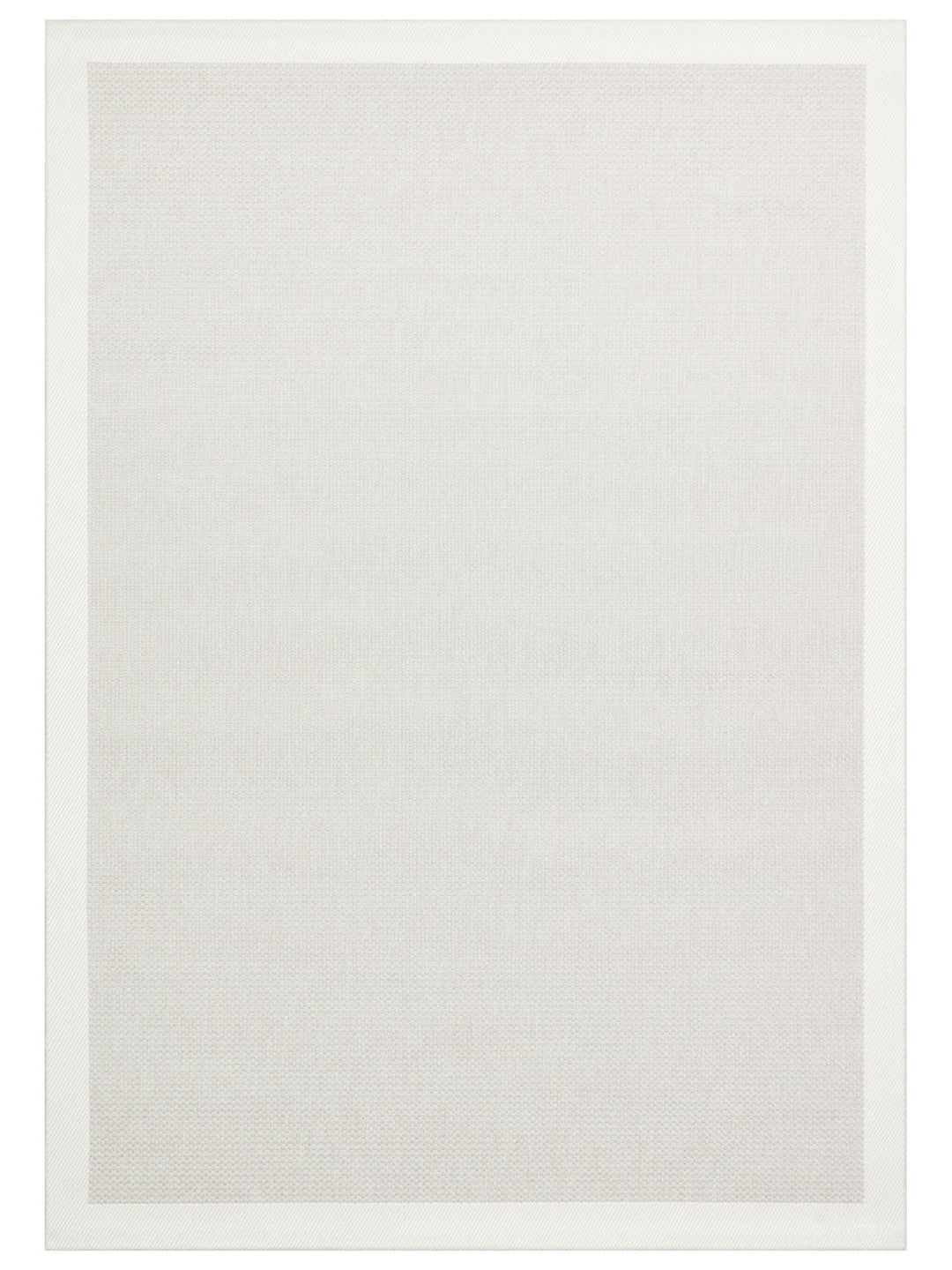 Resort Serisi Bordürlü Hav Toz Vermez Kaymaz Tabanlı Şık Kilim 05 GREY CREAM