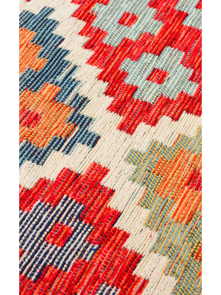 Rota Yıkanabilir, Çift Taraflı Kullanıma Uygun Yumuşak Tuşeli Otantik Kilim 05 TERRA - Carpetdocia