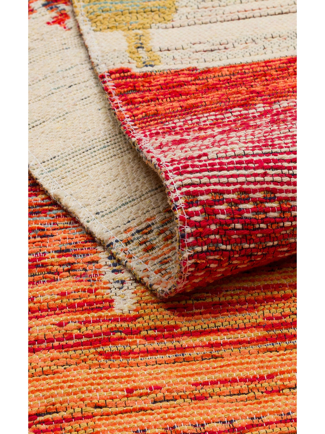 Rota Yıkanabilir, Çift Taraflı Kullanıma Uygun Yumuşak Tuşeli Otantik Kilim 12 TERRA - Carpetdocia