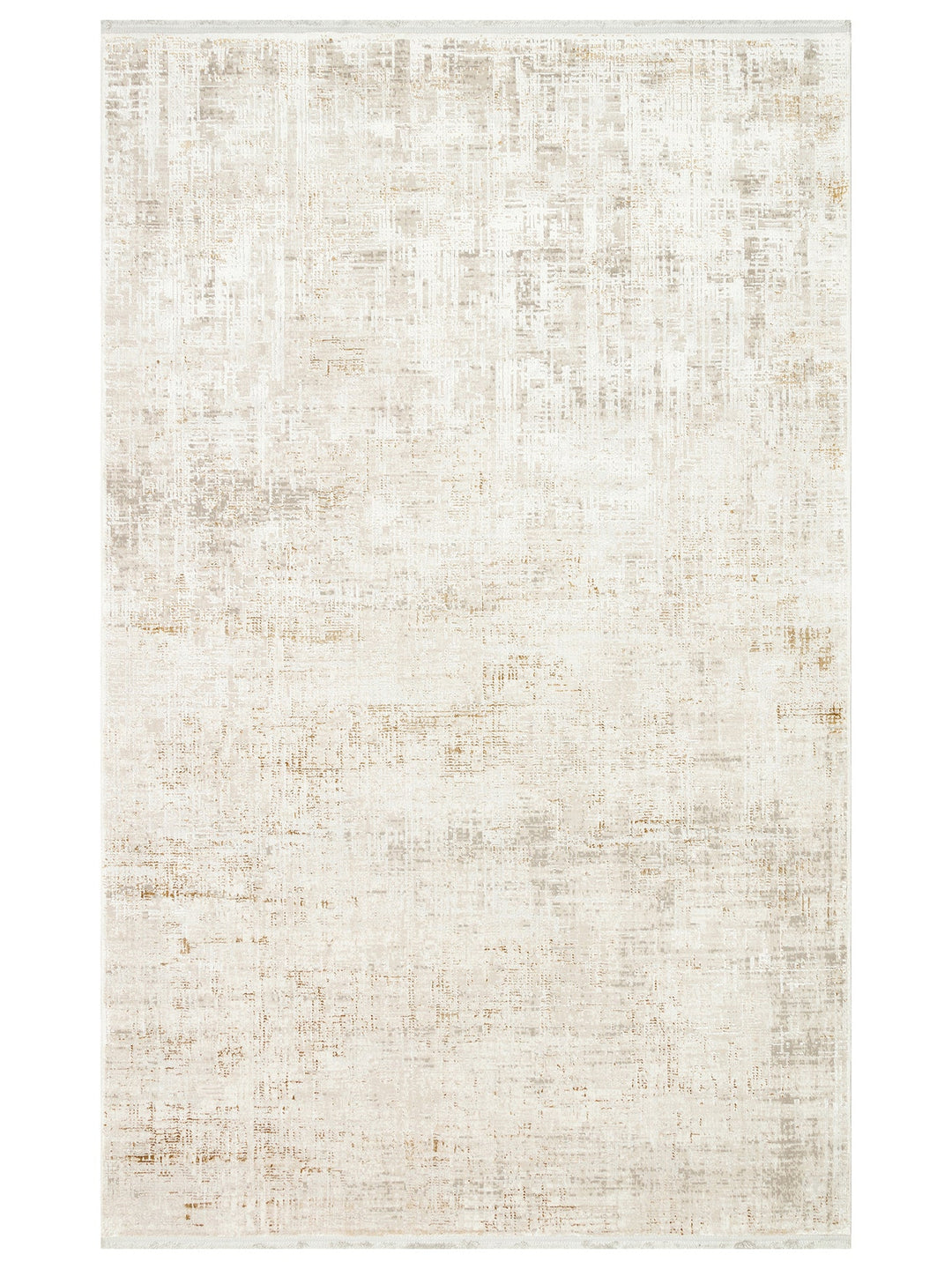 Sahra Serisi Viskon Karışımlı Parlak Şık Salon Halısı 03 CREAM BEIGE - Carpetdocia