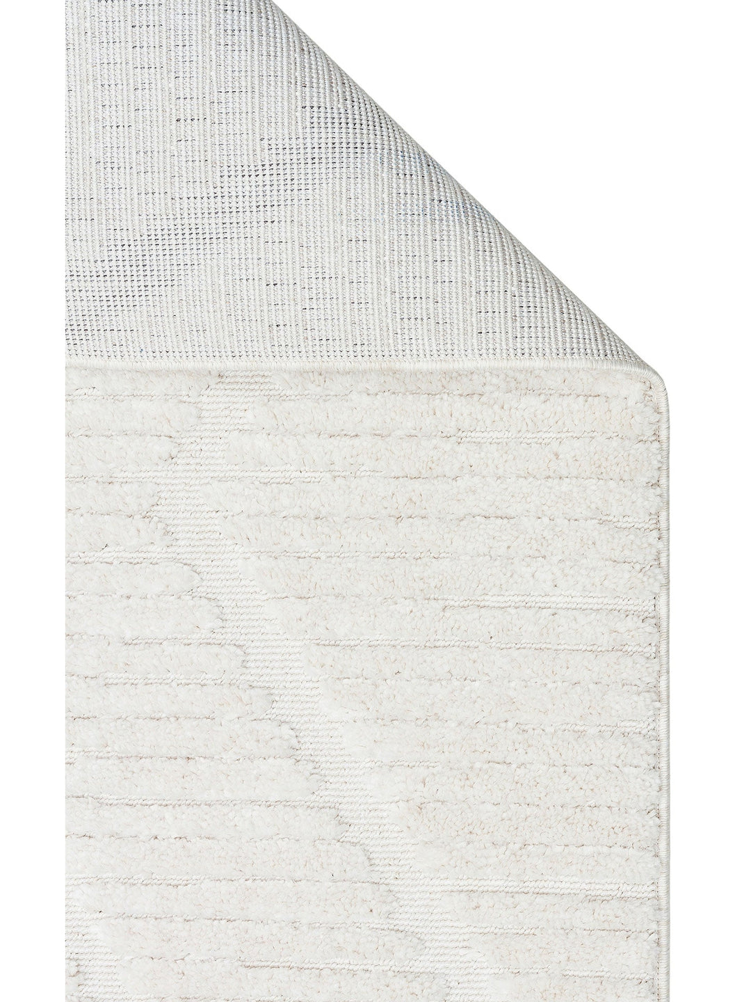Tabasco Serisi Etnik Desenli Oturma Odası Salon Koridor Modern İskindinav Halı 08 WHITE - Carpetdocia