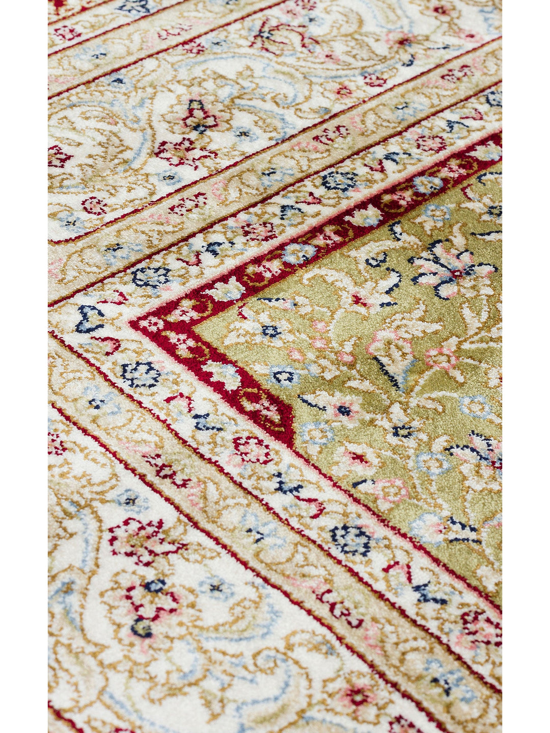 Topkapı Seccade Klasik Desenli Yüksek Kalite Özel Işıltılı Hediyelik Çeyizlik Namazlık 02 RED - Carpetdocia