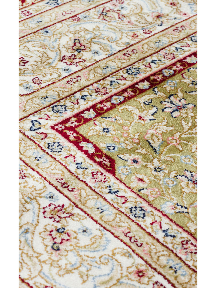 Topkapı Seccade Klasik Desenli Yüksek Kalite Özel Işıltılı Hediyelik Çeyizlik Namazlık 02 RED - Carpetdocia