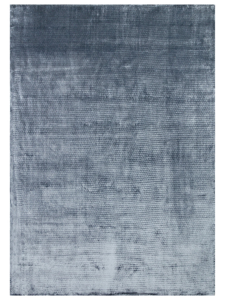 Victoria Series 100% Natural Viscose Hand Woven Simple Modern Living Room Living Room Bedroom Carpet BLUE