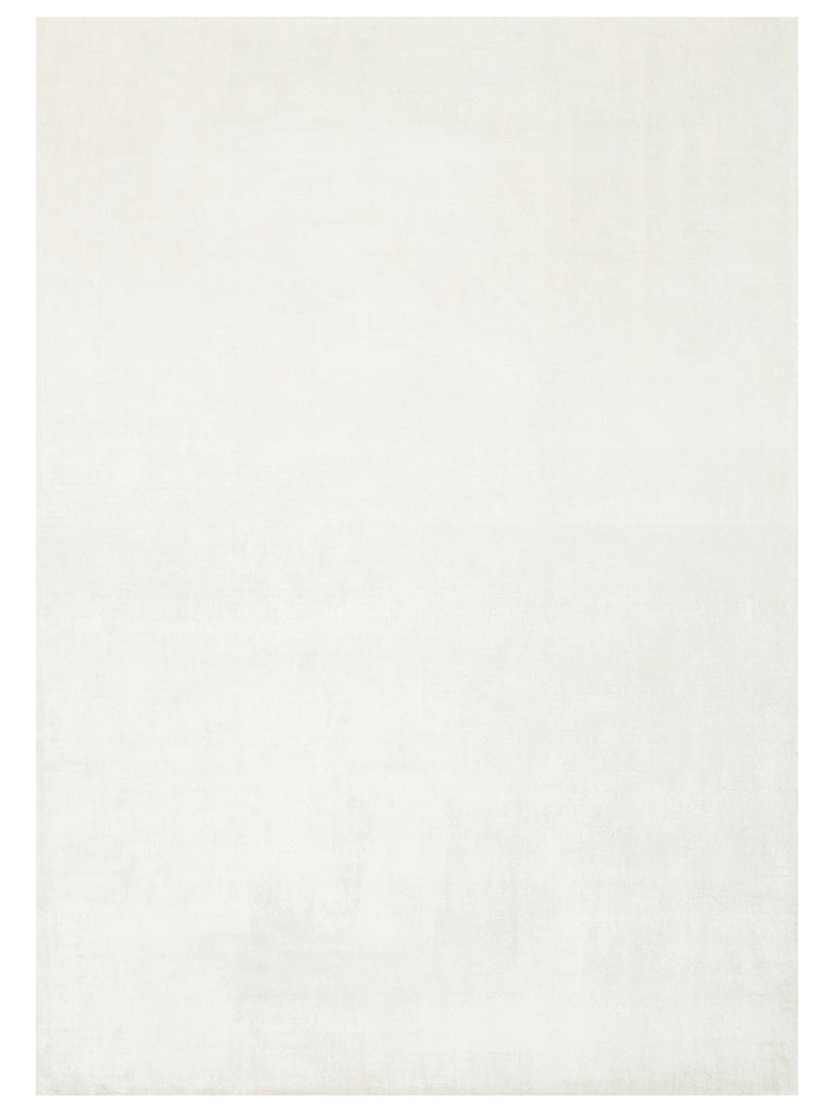 Victoria Series 100% Natural Viscose Hand Woven Simple Modern Living Room Living Room Bedroom Carpet WHITE