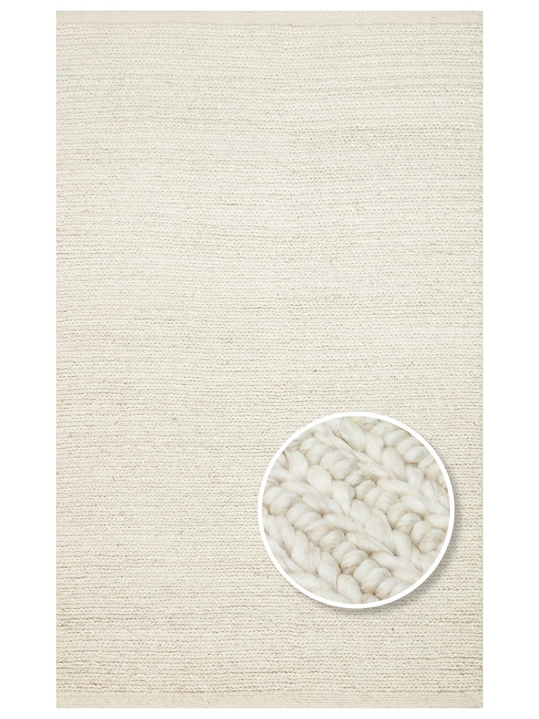 Woolstar 100% طبيعي كنزة مزخرفة لغرفة الجلوس والممر والمدخل، مصنوعة يدويًا من الصوف 07 L.BEIGE