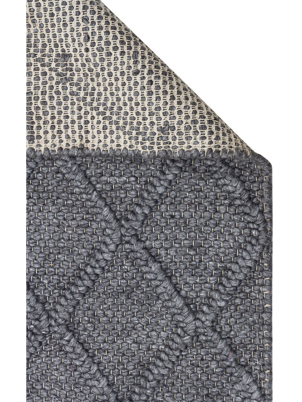 Woolstar %100 Naturel Kazak Desenli Salon Oturma Odası Koridor Antre El Dokuma Örgü Halı DIAMONDANT - Carpetdocia