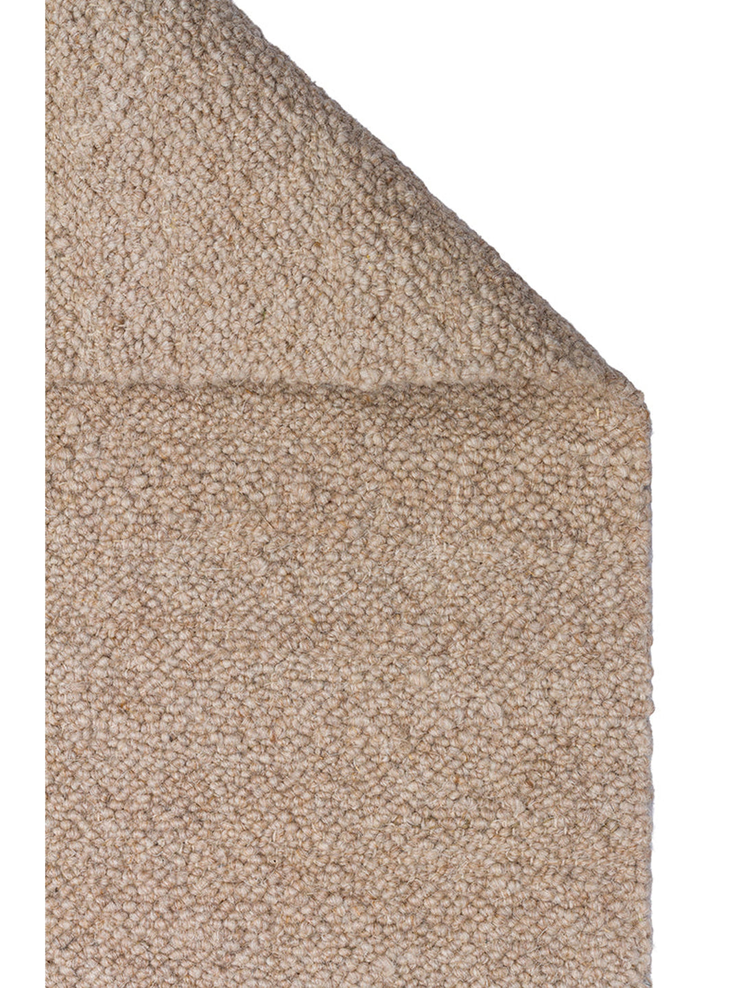 Agra Serie handgeknüpfter Teppich aus Wolle, Polyester und Baumwollmischung BEIGE