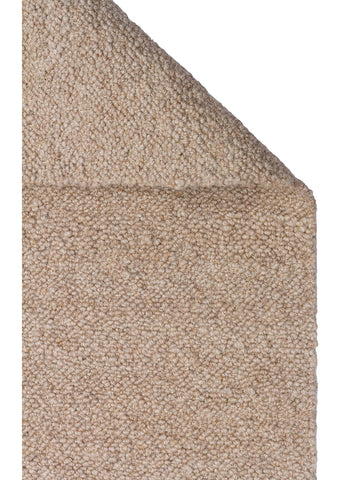 Agra Series Wool Polyester and Cotton Blend Handwoven Rug BEIGE