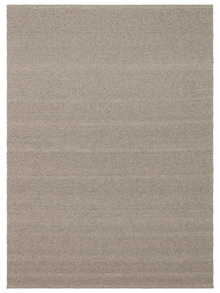 Agra Series Wool Polyester and Cotton Blend Handwoven Rug DARK STONE