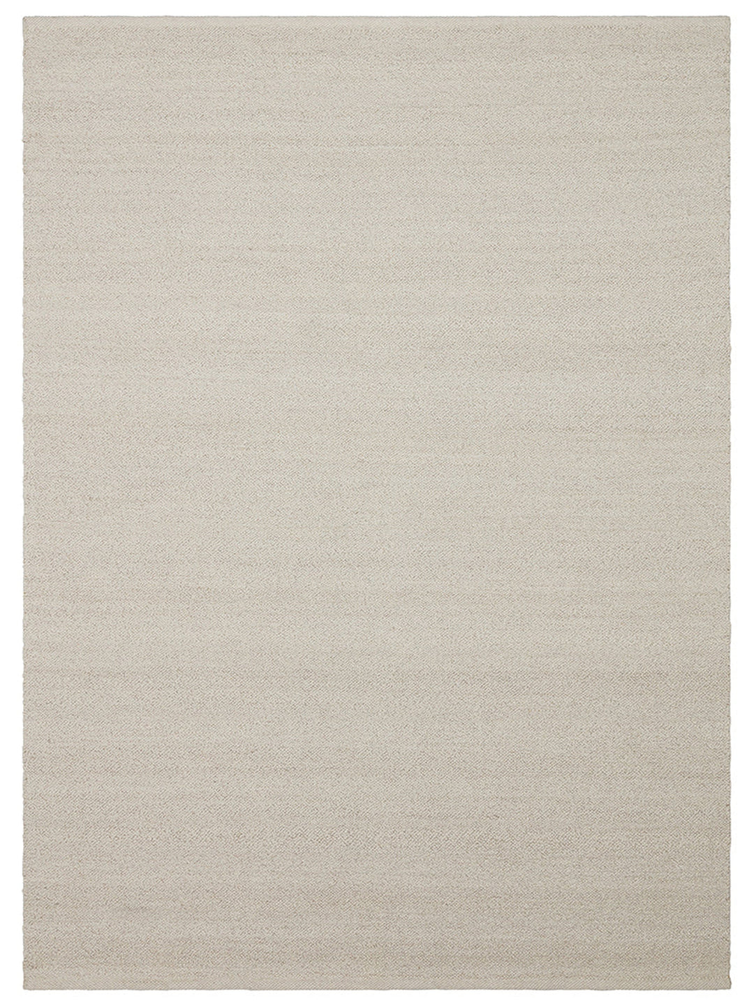 Tapis fait main en mélange de laine, polyester et coton de la série Agra IVOIRE