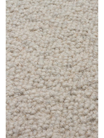 Agra Series Wool Polyester and Cotton Blend Handwoven Rug SILVER