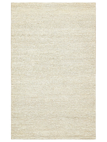 Baccarat Jüt %100 Naturel Oturma Odası Koridor Antre Mutfak Balkon El Dokuma Hasır Halı BAC WHITE - Carpetdocia