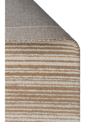 Barcelona Series Wool and Cotton Blend Handwoven Rug BEIGE