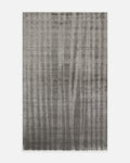 Tapis Moderne Simple et Élégant TENCEL™ 01 ANTHRACITE Brasilia Fait Main