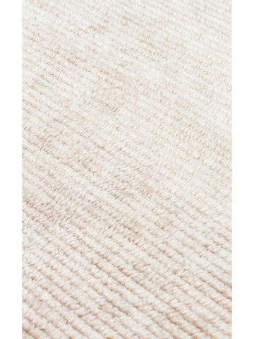 Brasilia El Emeğiyle Üretilen Modern Sade Şık TENCEL™ Özel Kara Tezgah Halısı PLAIN BEIGE - Carpetdocia