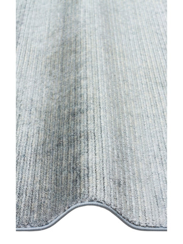 Brasilia El Emeğiyle Üretilen Modern Sade Şık TENCEL™ Özel Kara Tezgah Halısı PLAIN SKY BLUE - Carpetdocia