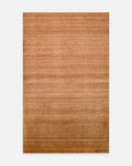 Tapis spécial à métier noir moderne, simple et élégant Brasilia fabriqué à la main en TENCEL™ PLAIN TERRACOTTA