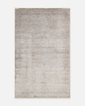 Tapis Uşak TENCEL™ Çırağan 100 % naturel, scintillant, fabriqué à la main sur métiers spéciaux 02 BEG