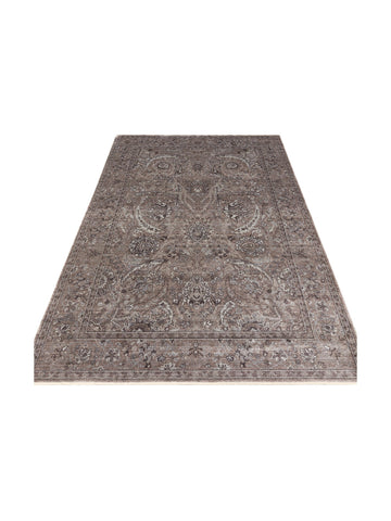 Çırağan %100 Naturel Özel Işıltılı El Emeği ile Özel Tezgahlarda Üretilen TENCEL™ Uşak Halısı 07SMGR - Carpetdocia
