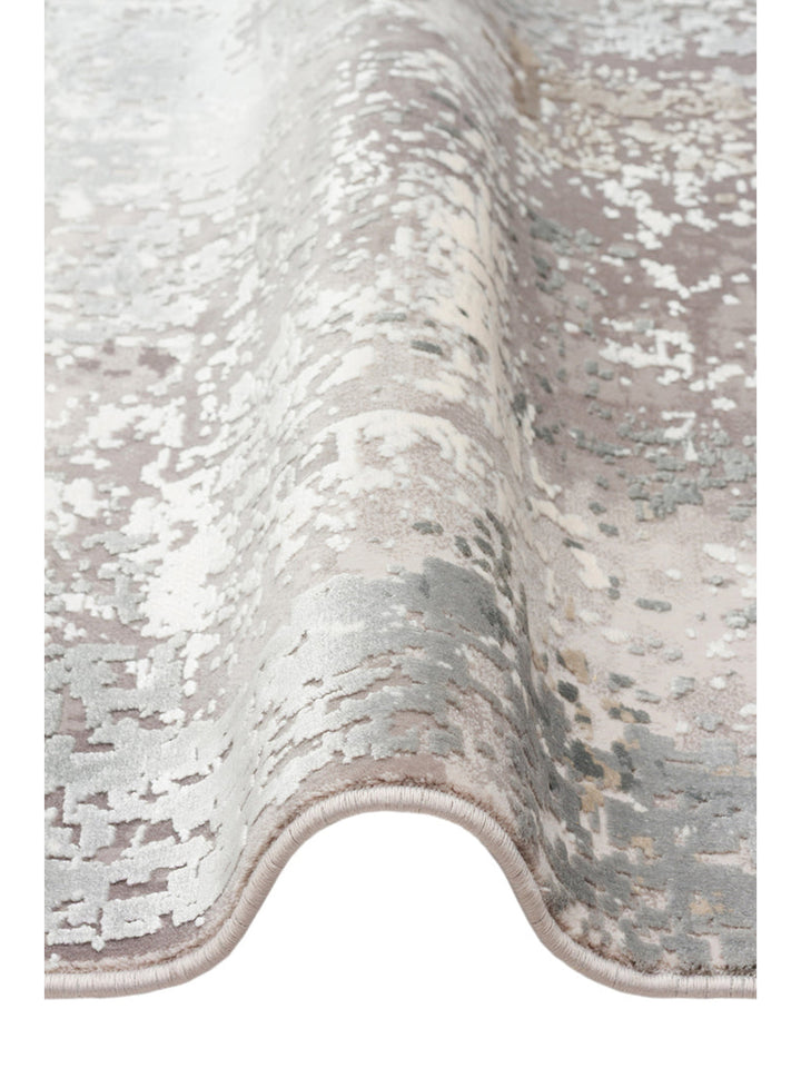 Elegant Özel Işıltılı Yüksek Kaliteli Sık Dokuma Salon Oturma Odası Koridor Modern Halı 35GREYBEIGEX - Carpetdocia