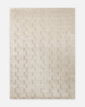 Tapis moderne fait main 3D sculpté pour salon, séjour, chambre, couloir et entrée de la série Fluffy ARGENT