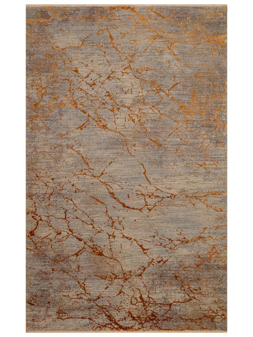 Göreme Serisi Yüksek Alçak Dokulu Yüksek Kaliteli Sık Dokuma Modern Salon Halısı 01 COPPER - Carpetdocia